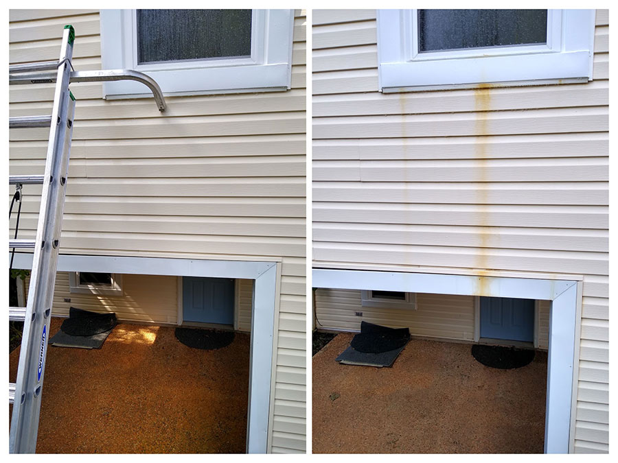 Rust Removal and House Wash on Timber Meadows in Charlottesville, VA